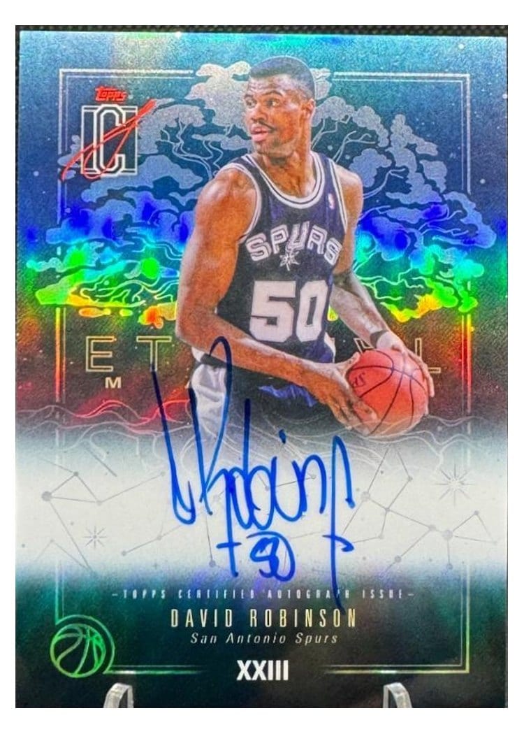 2025-26 Topps Signature Class Eternal Marks David Robinson #EM-DR card