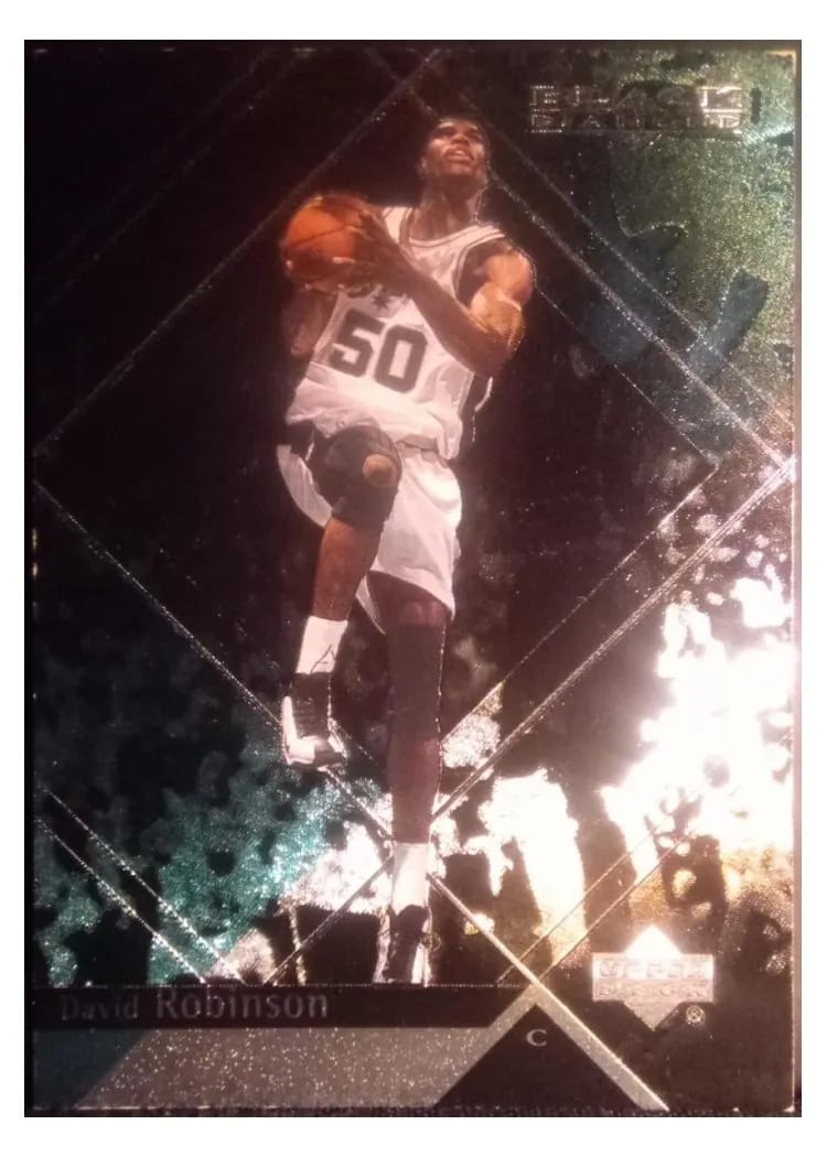 2000 Upper Deck Black Diamond David Robinson Refractor card