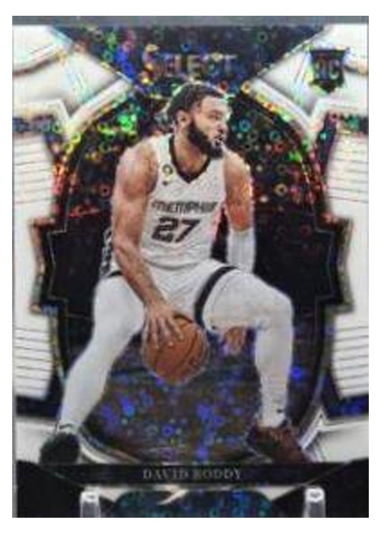 2022-23 Panini Select Base Set David Roddy White Disco Prizm #78 card