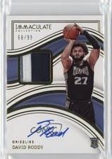 2022 Panini Immaculate David Roddy #120 card