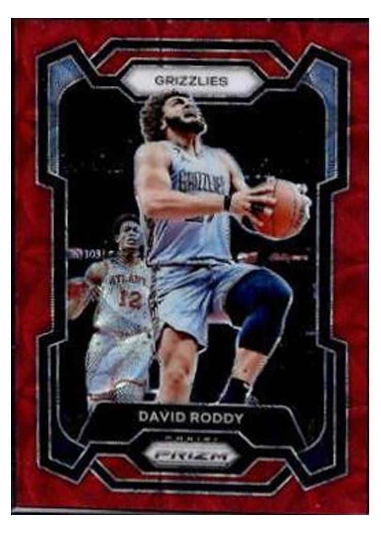 2023-24 Panini Prizm Base Set David Roddy Choice Red #267 card