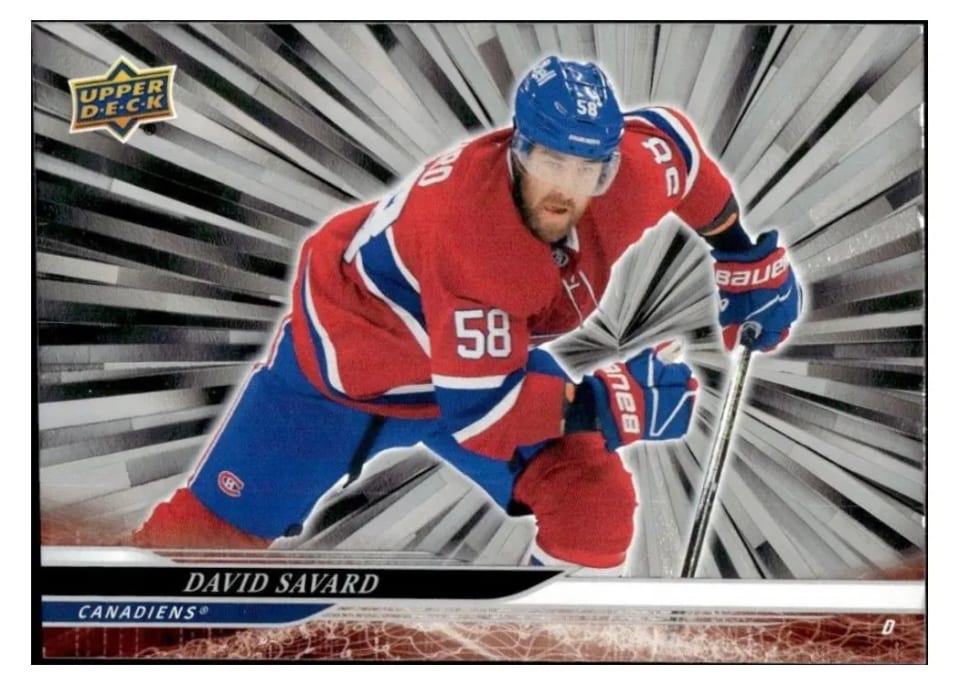 2024-25 Upper Deck Base Set David Savard #573 card