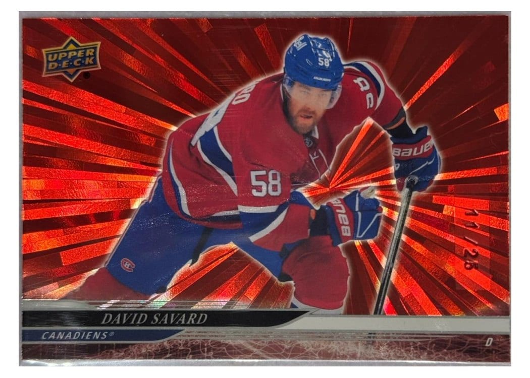 2024-25 Upper Deck Base Set David Savard #573 card