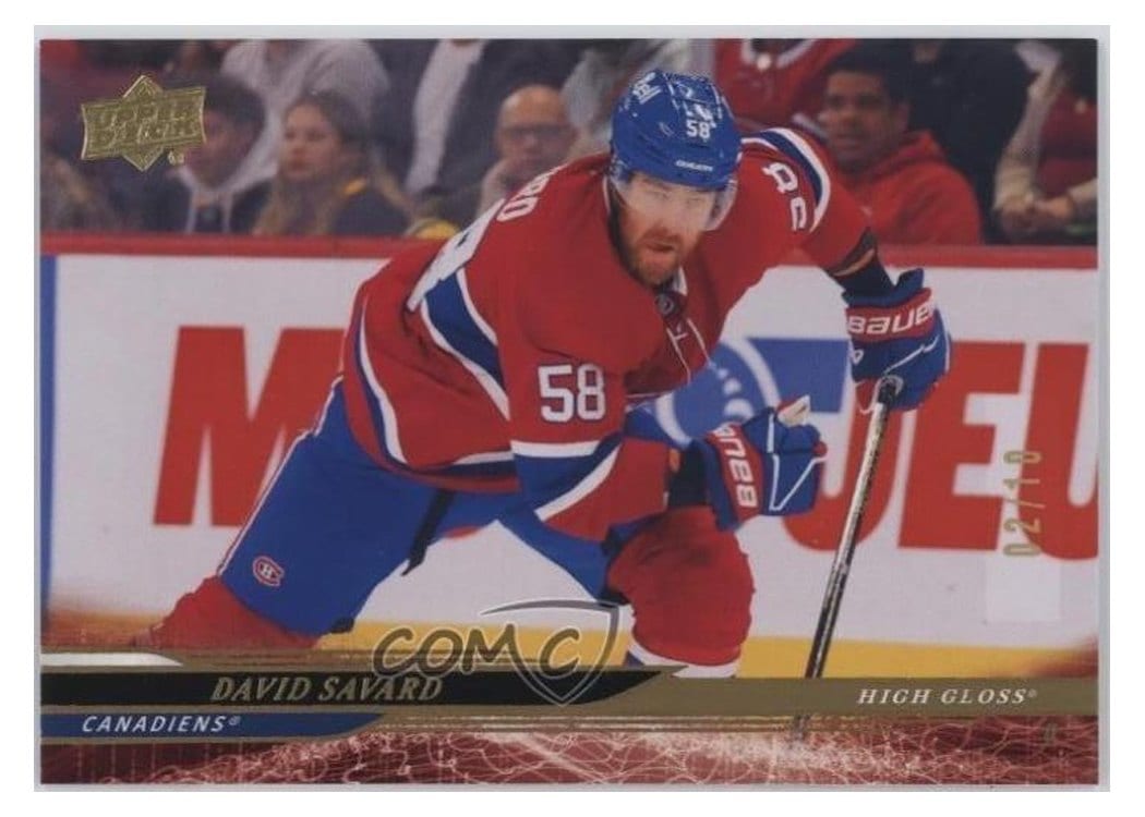 2024-25 Upper Deck Base Set David Savard #573 card