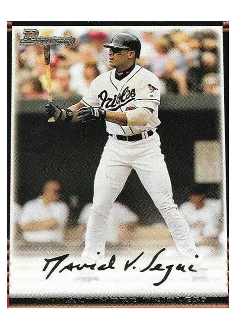 2002 Bowman David Segui #19 card