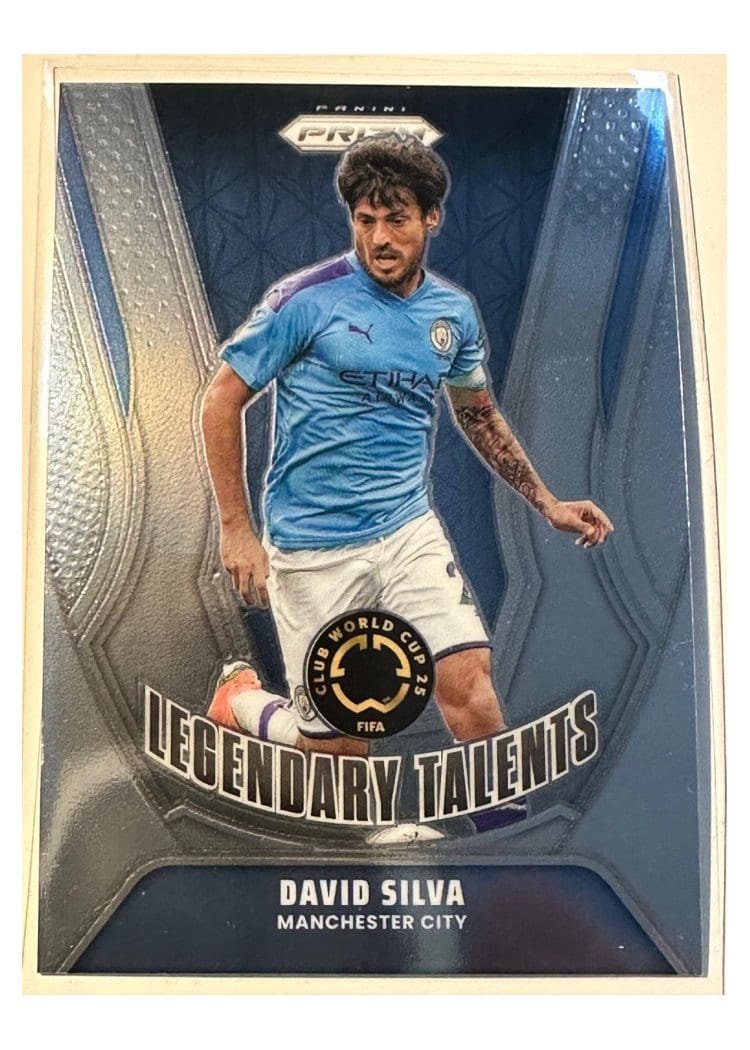 2025 Panini Prizm FIFA Club World Cup Legendary Talents David Silva #14 card