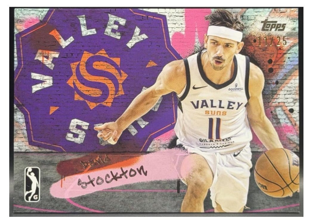 2024-25 Topps G-League Team Logo David Stockton #TL-23 card
