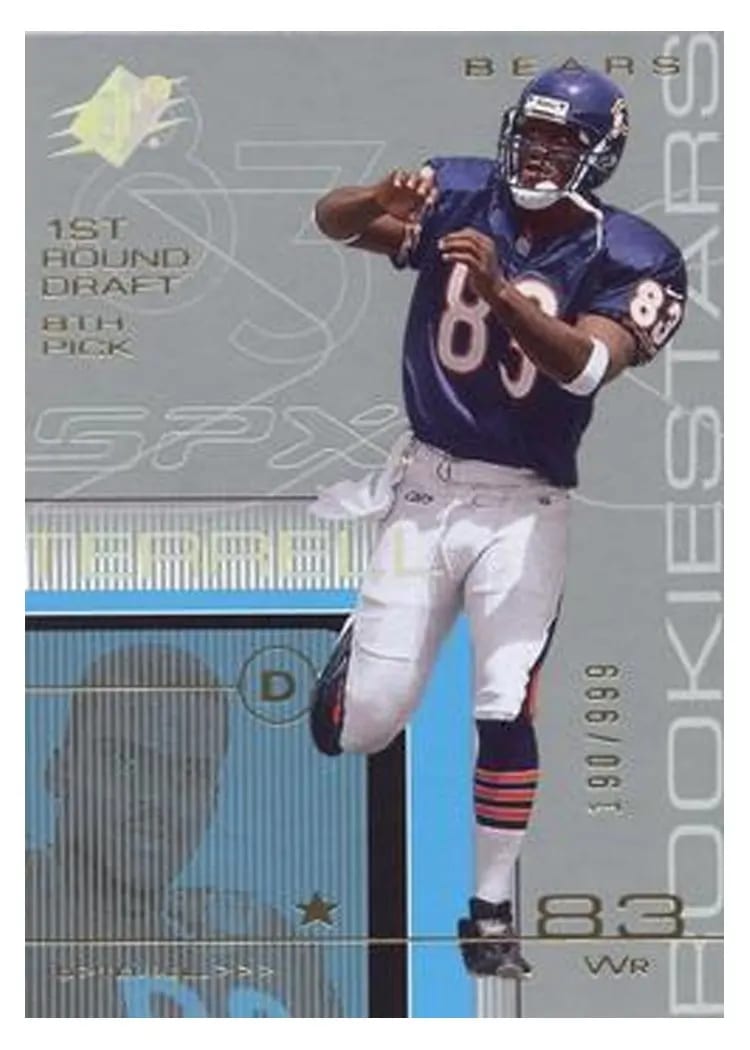 2001 Spx David Terrell #94 card