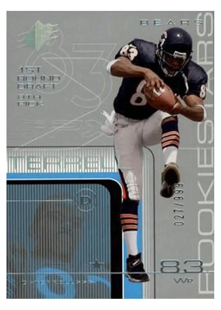 2001 Spx David Terrell #94 card