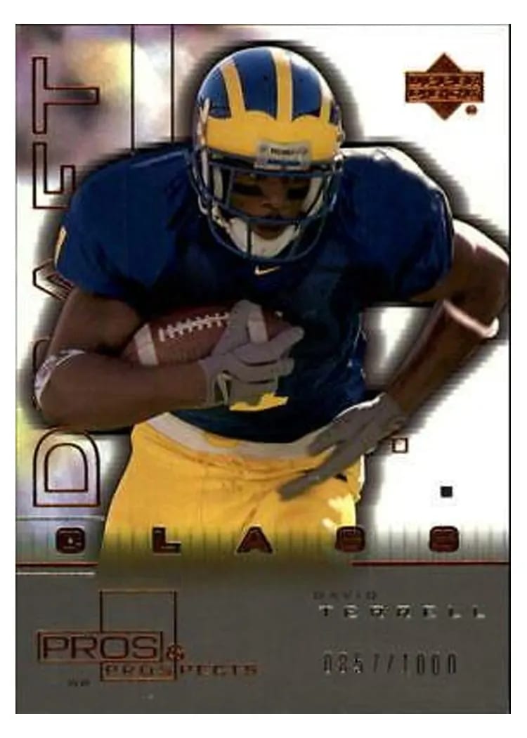 2001 Upper Deck Pros & Prospects David Terrell #121 card