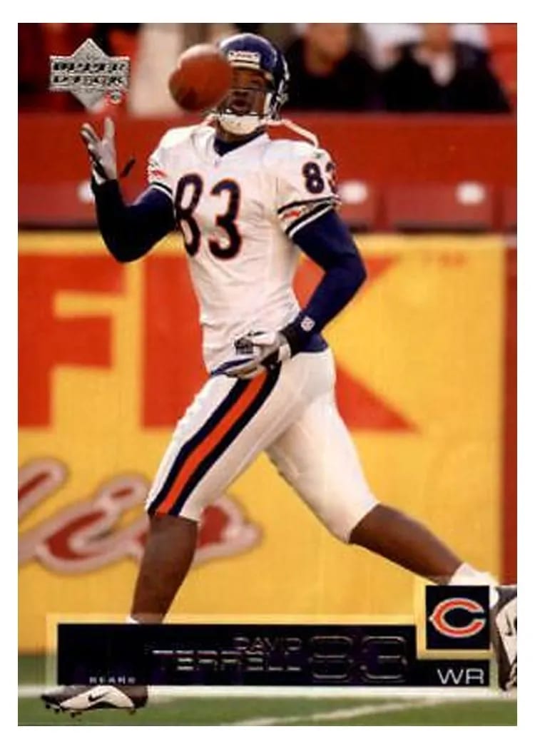 2002 Upper Deck David Terrell #33 card