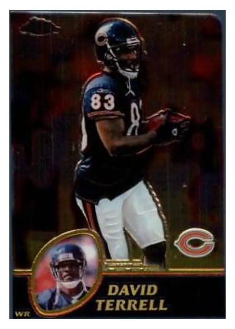 2003 Topps Chrome David Terrell #14 card