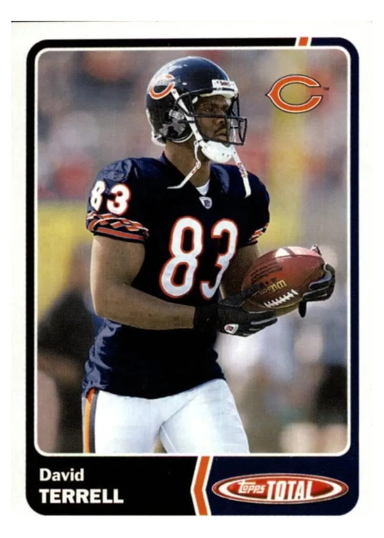 2003 Topps Total David Terrell #7 card