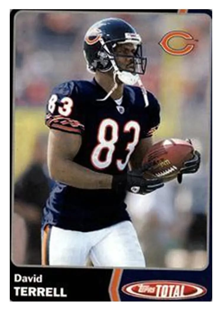 2003 Topps Total David Terrell #7 card