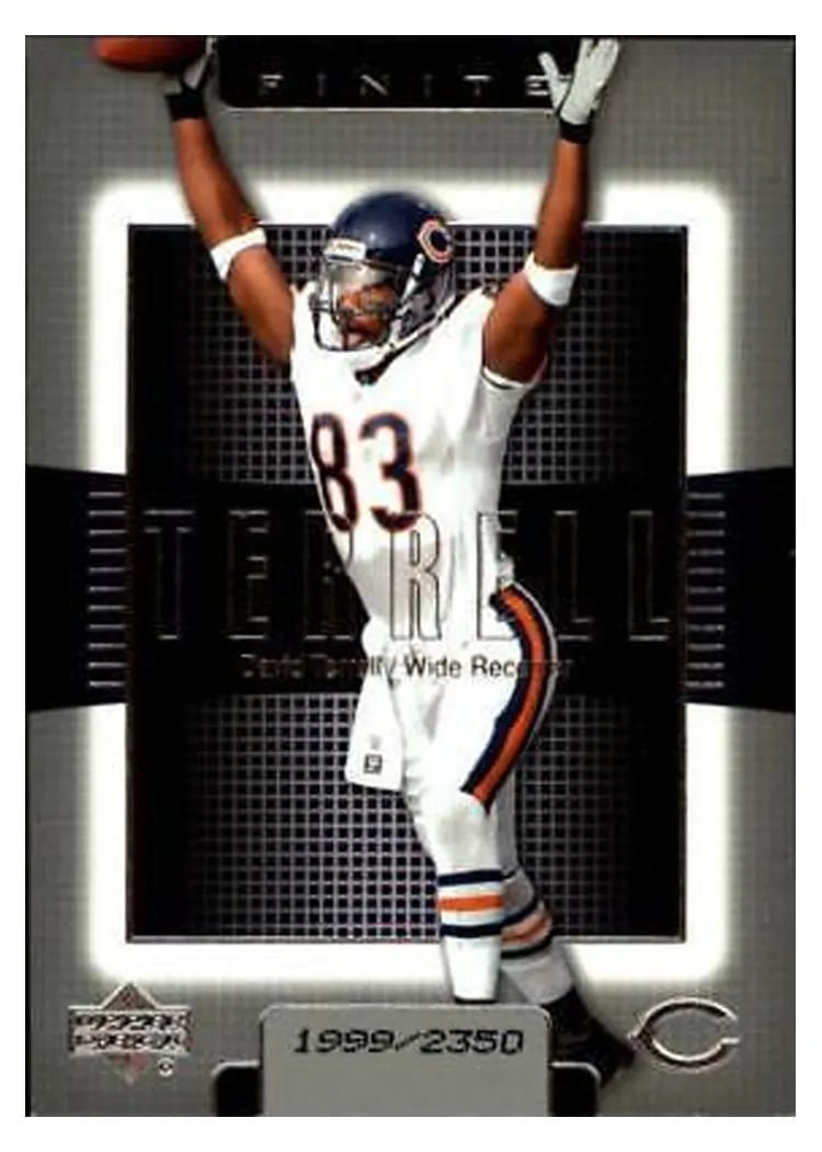 2003 Upper Deck Finite David Terrell #66 card