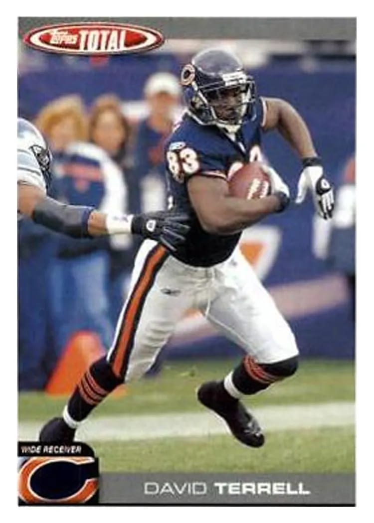 2004 Topps Total David Terrell #33 card