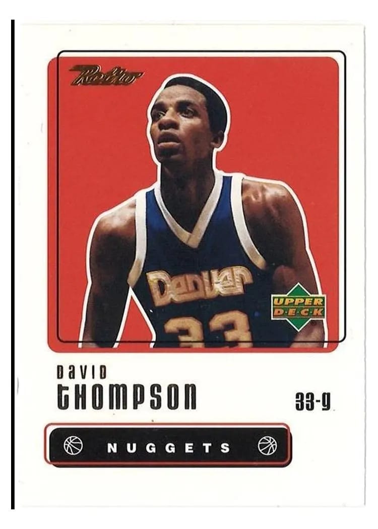 1999 Upper Deck Retro David Thompson #33 card