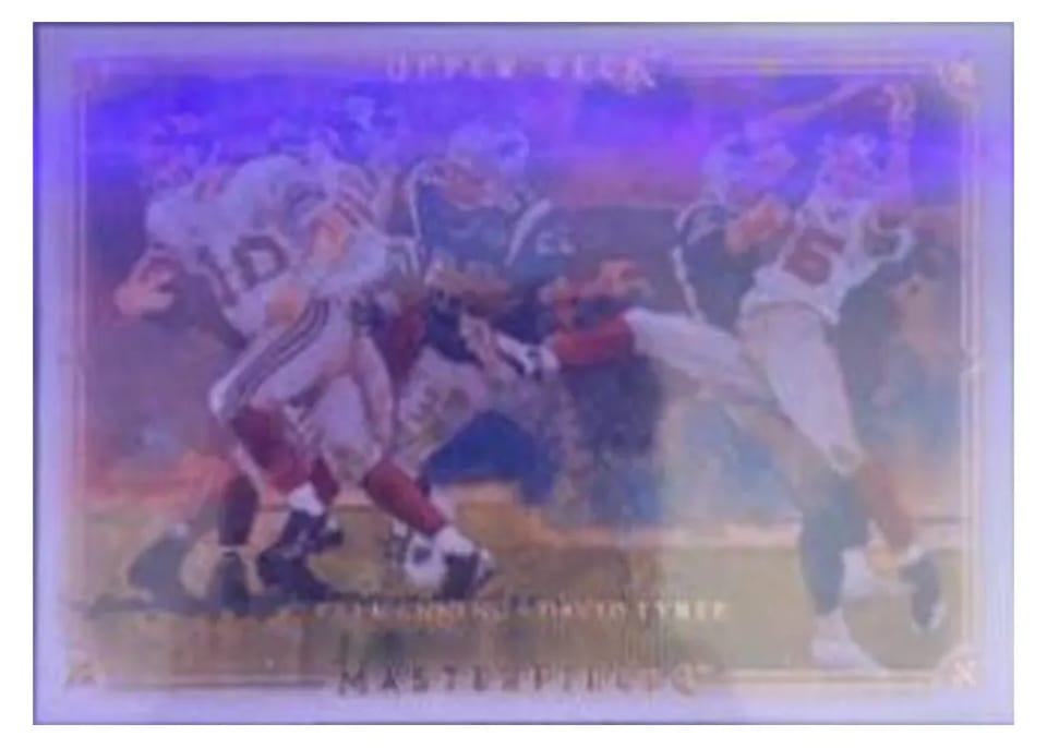 2008 Upper Deck Masterpieces David Tyree, Eli Manning #3 card