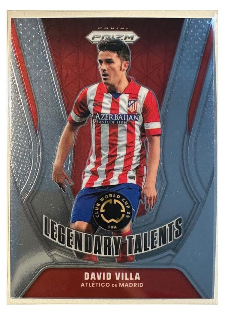 2025 Panini Prizm FIFA Club World Cup Legendary Talents David Villa #1 card