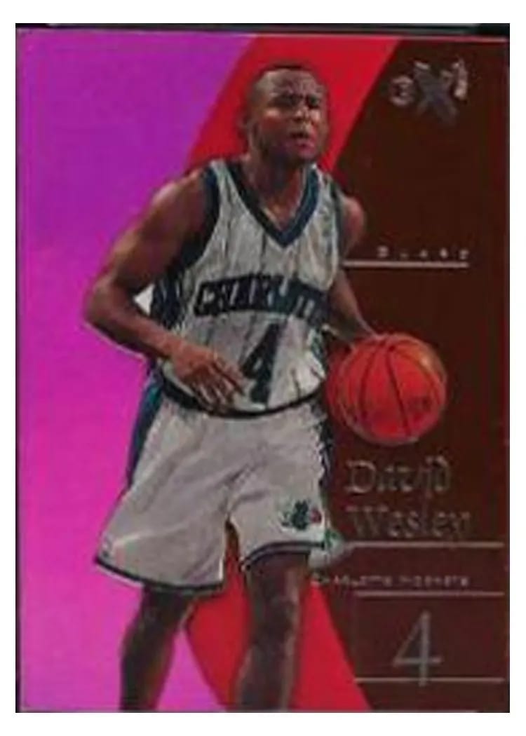 1997 Skybox E-X2001 David Wesley #40 card