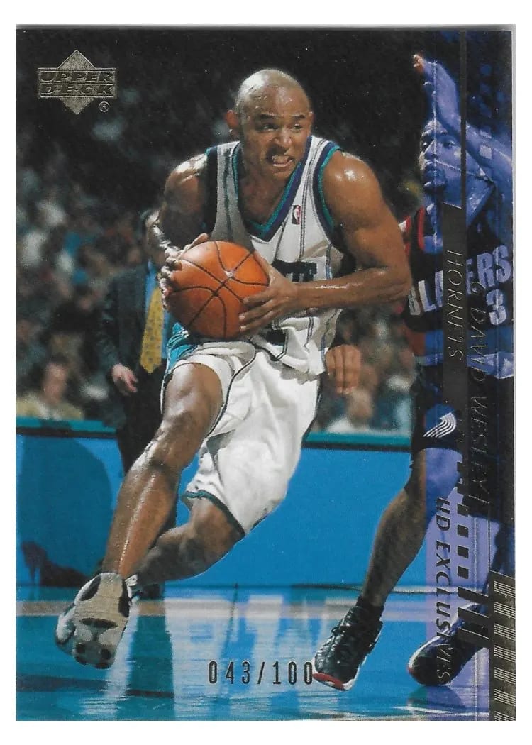 2000 Upper Deck David Wesley Gold #15 card