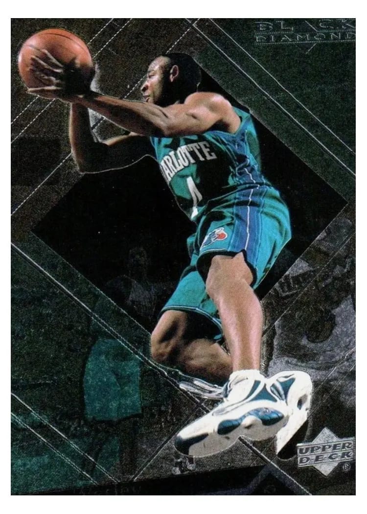 2000 Upper Deck Black Diamond david wesley #9 card