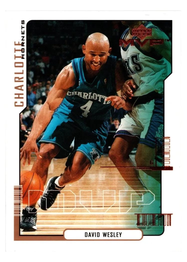 2000 Upper Deck MVP David Wesley #20 card