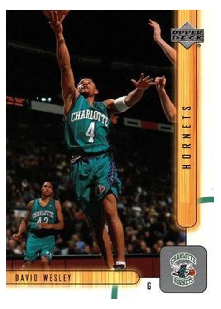 2001 Upper Deck David Wesley #14 card