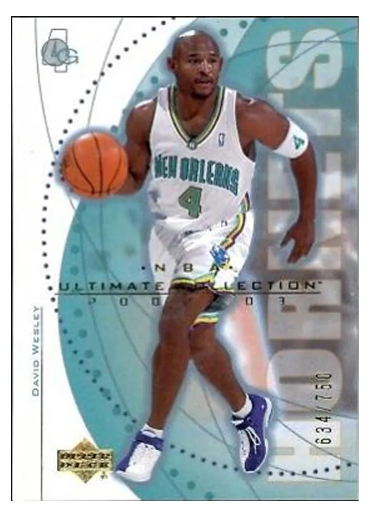 2002 Ultimate Collection David Wesley #41 card