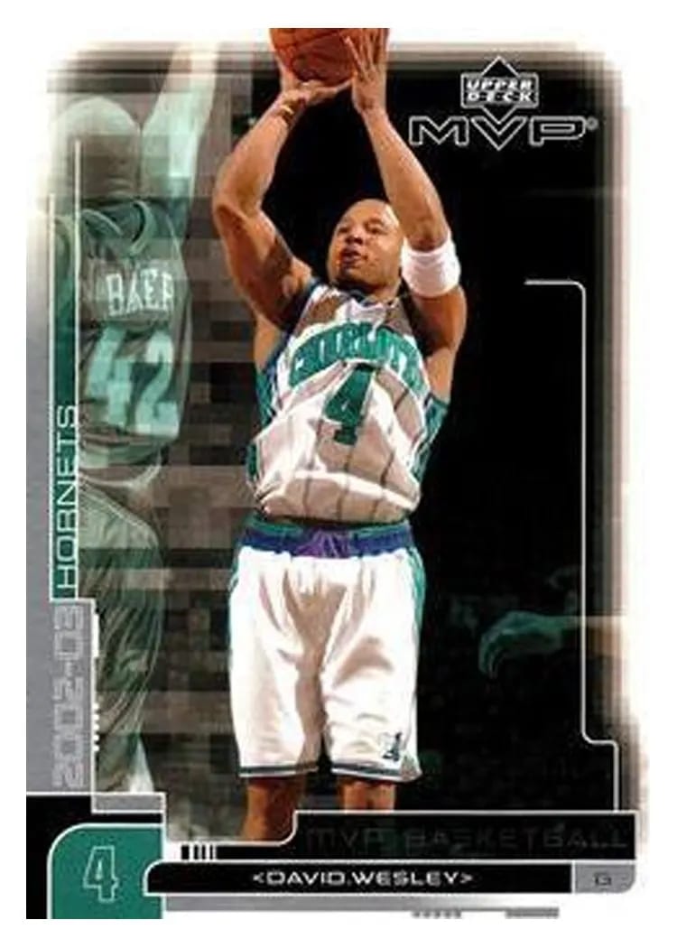 2002 Upper Deck MVP David Wesley #16 card