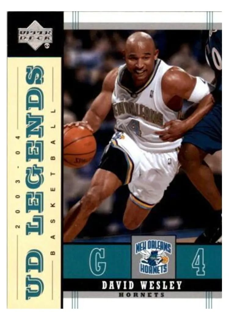 2003 Upper Deck Legends David Wesley #56 card