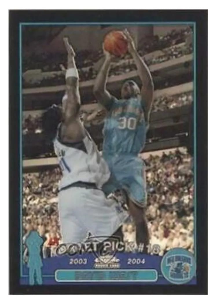 2003 Topps Chrome David West #128 card