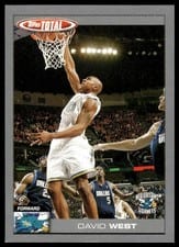 2004-05 Topps Total Base Set David West #17 card