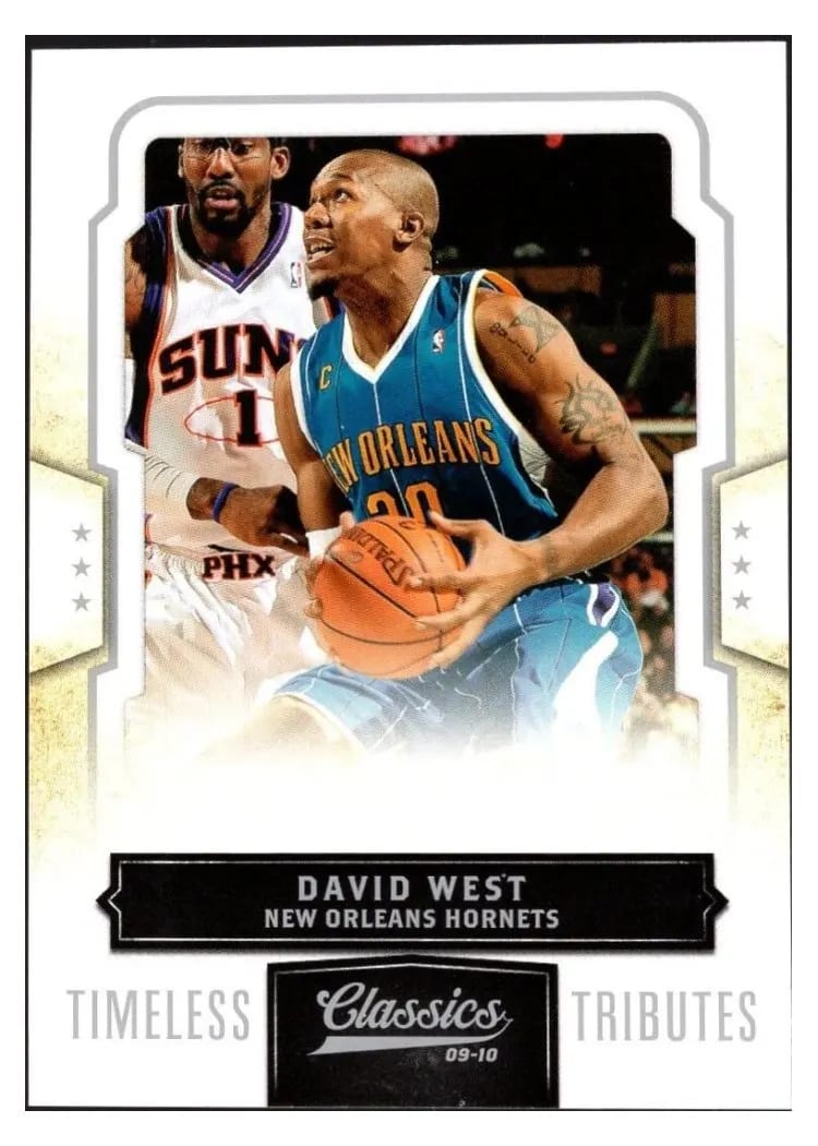 2009 Panini Classics David West Timeless Tributes Platinum #29 card