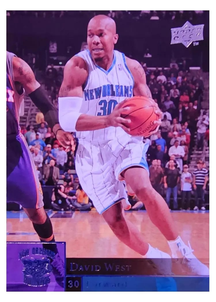 2009 Upper Deck David West #123 card