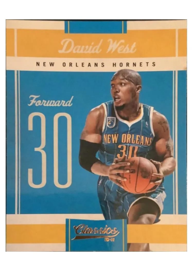 2010 Panini Classics David West #10 card