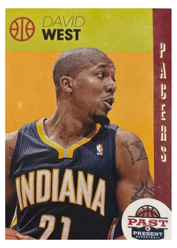 2012 Panini Past & Present David West #2 card