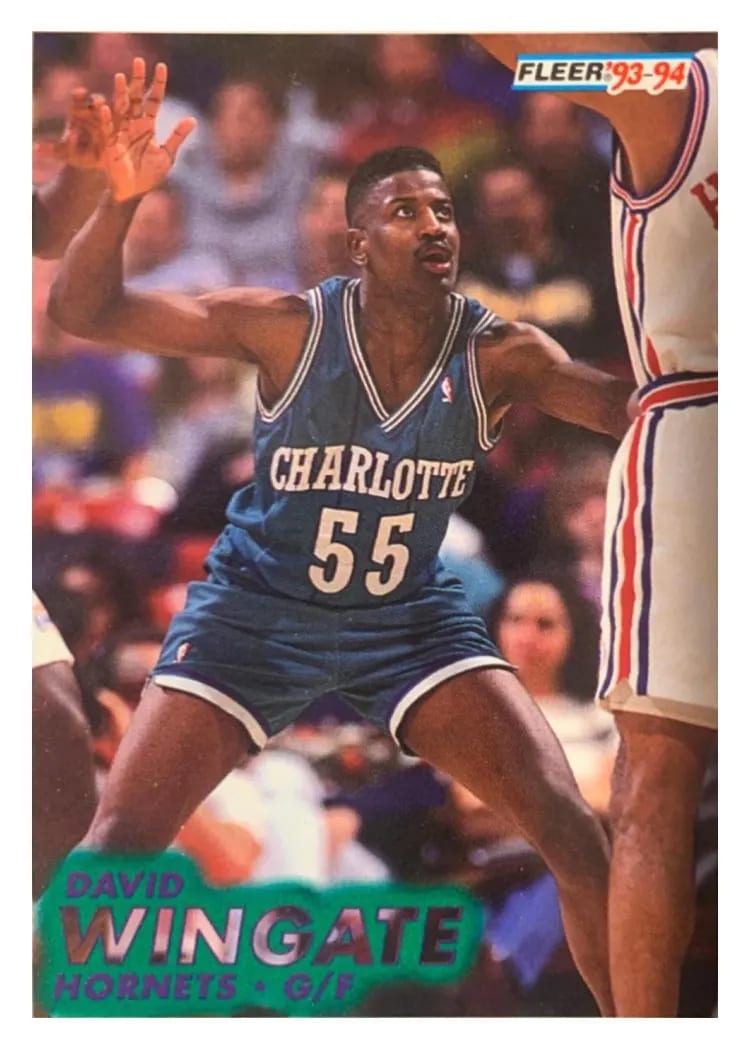 1993 Fleer David Wingate #24 card