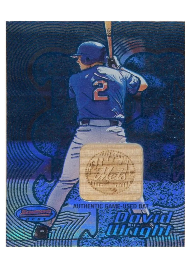 2002 Bowman's Best David Wright #113 card