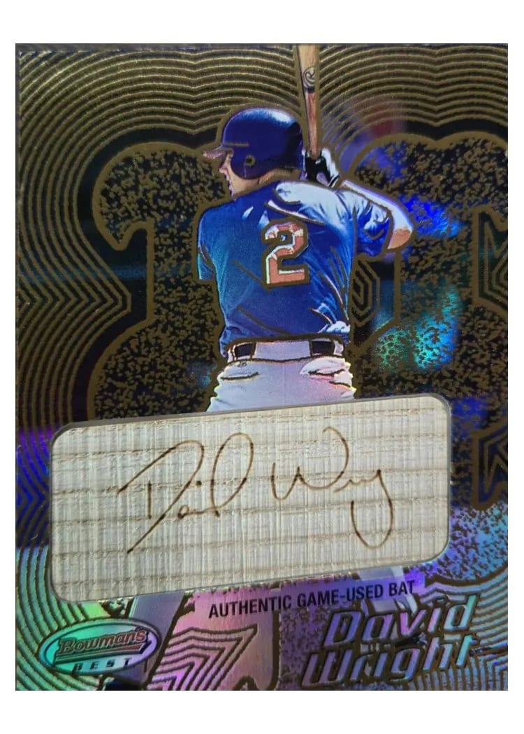 2002 Bowman's Best David Wright #113 card