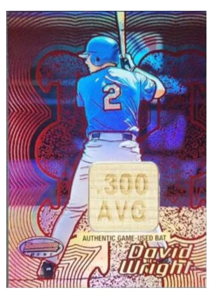 2002 Bowman's Best David Wright #113 card