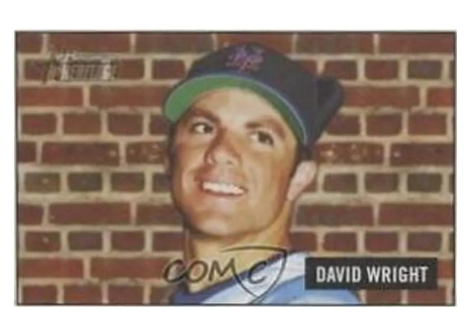 2005 Bowman Heritage David Wright #106 card