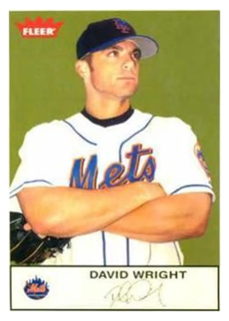 2005 Fleer Tradition David Wright #110 card
