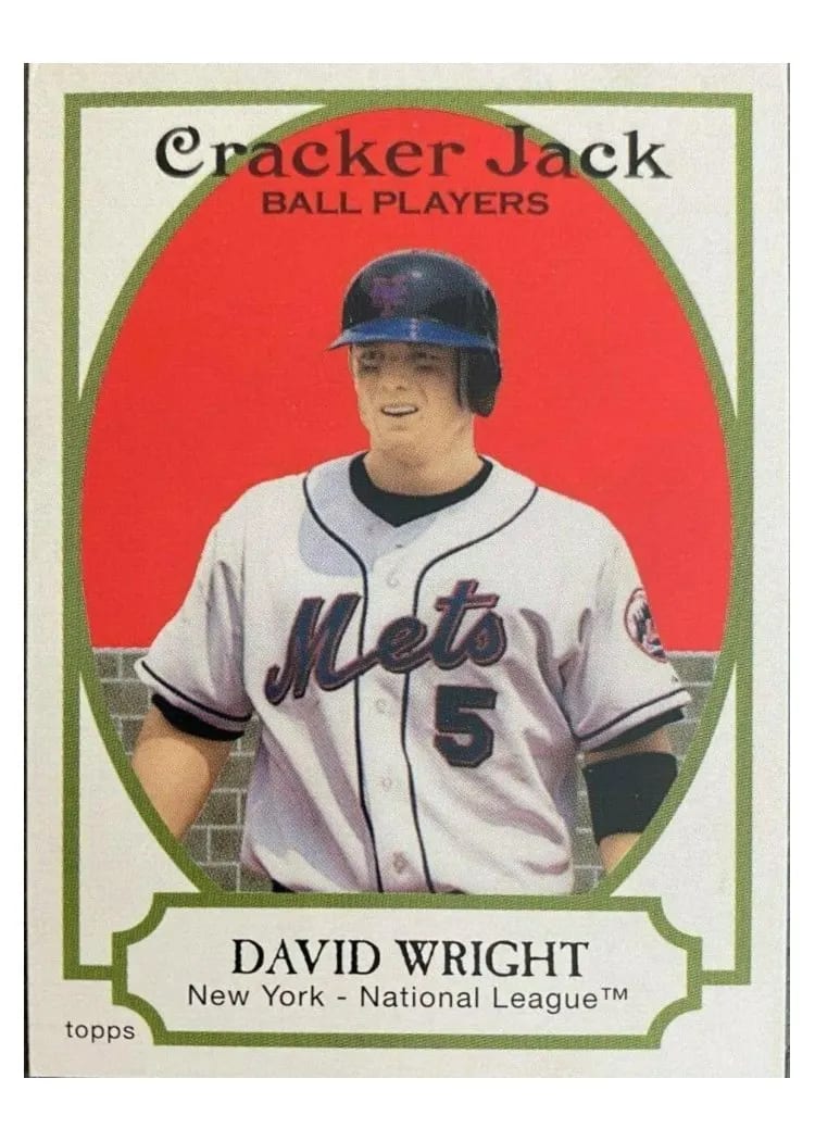 2005 Topps Cracker Jack David Wright #1 card