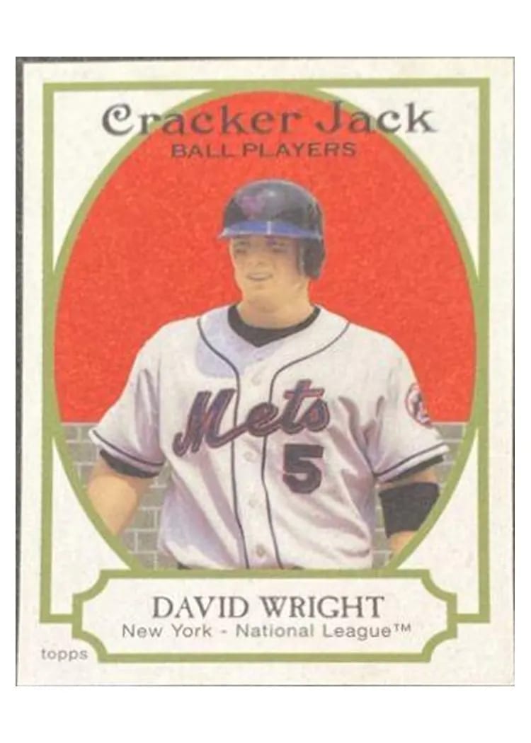2005 Topps Cracker Jack David Wright #1 card