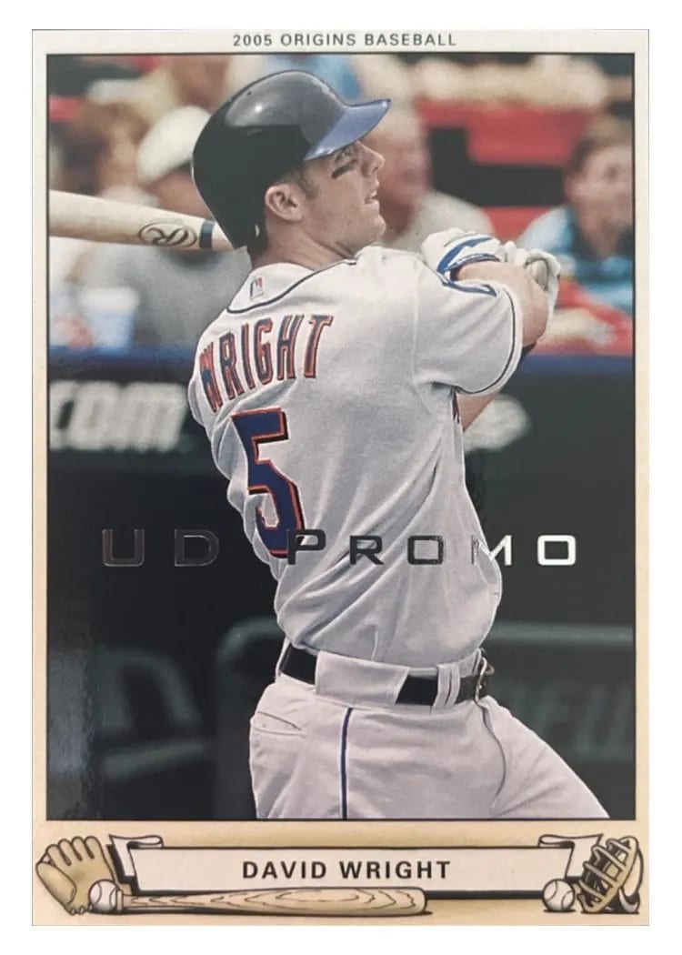 2005 Upper Deck Origins David Wright #159 card