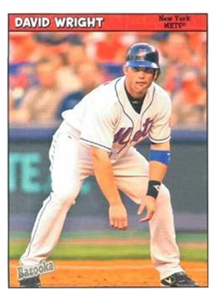 2006 Bazooka David Wright #69 card