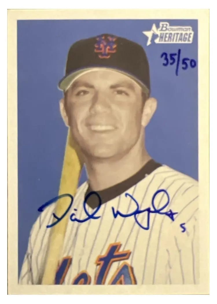 2006 Bowman Heritage David Wright #1 card
