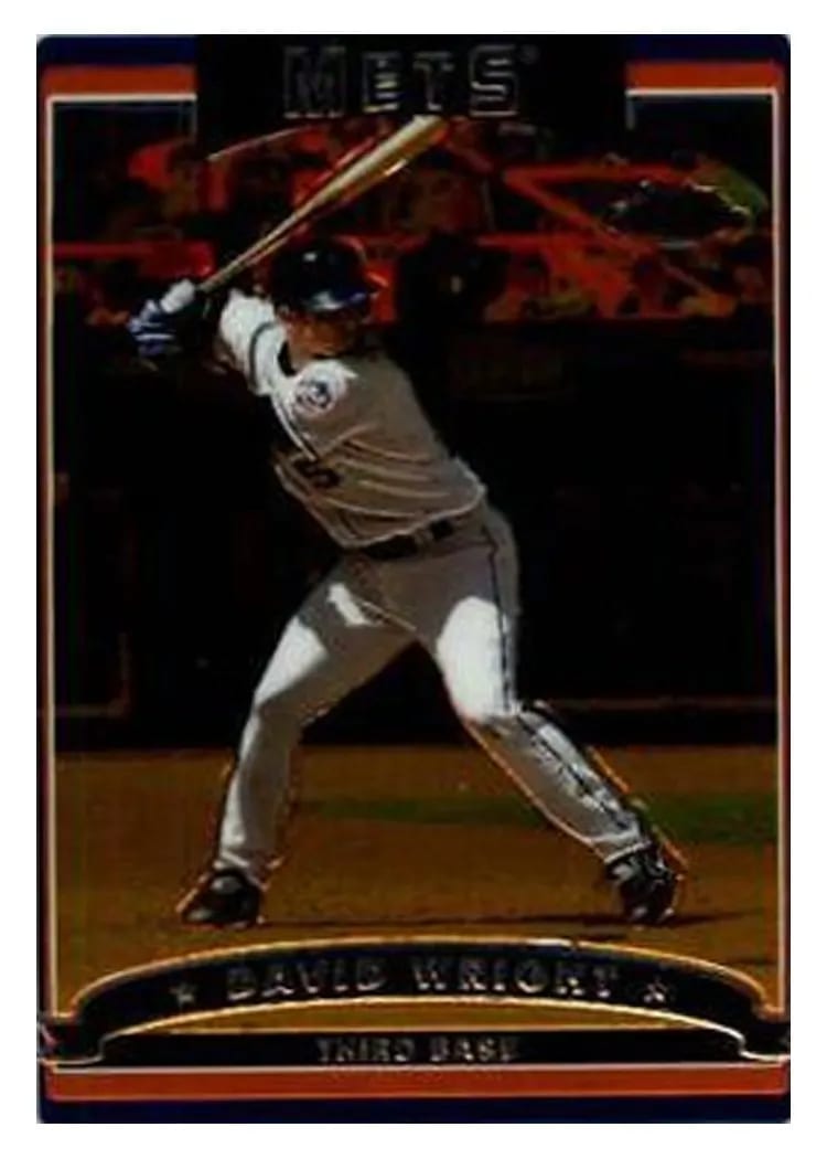 2006 Topps Chrome David Wright #8 card