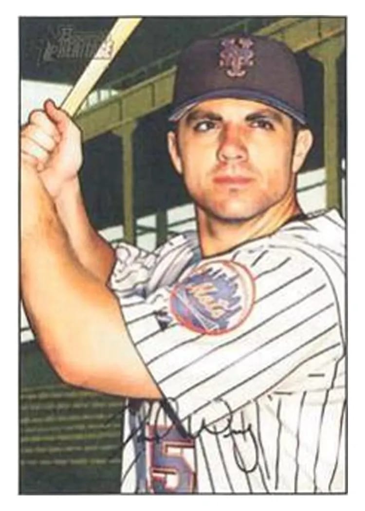 2007 Bowman Heritage David Wright #90 card